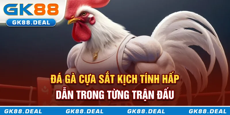 Đá gà cựa sắt kịch tính, hấp dẫn trong từng trận đấu